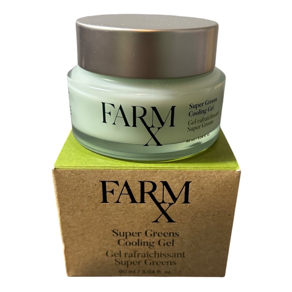 NEW Farm RX Super Greens Cooling Gel Face Moisturizer 3.04 fl oz
